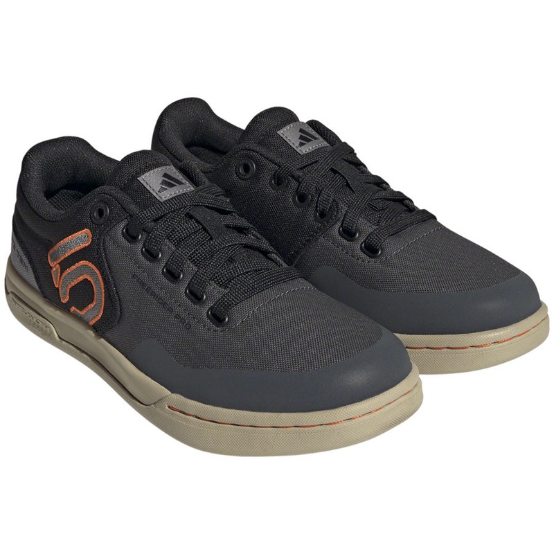 Five Ten Freerider Pro Canvas Flat Shoes – Womens Gray Six/Gray Four/Impact Orange 5.5