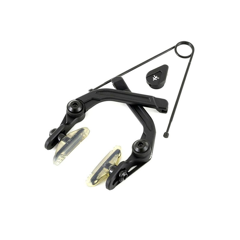 Fly Bikes Manual Springhanger CNC Brake Calipers Flat Black