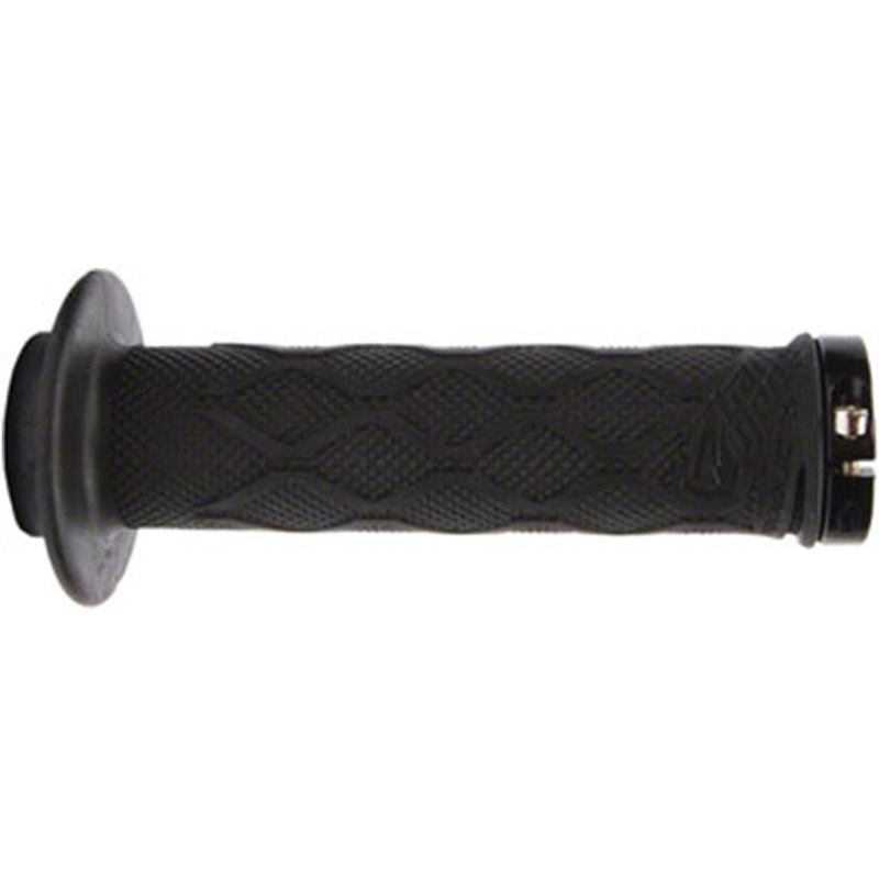 Tangent Flanged Lock-on Race Grips Black Black