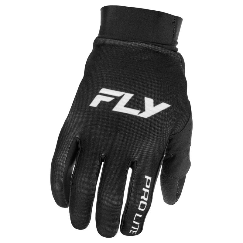 Fly Racing Pro Lite BMX Race Gloves-Black/White Adult X-Small