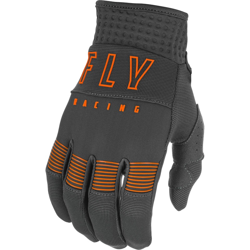 Fly Racing F-16 BMX Race Gloves-Grey/Orange Adult Medium (9)