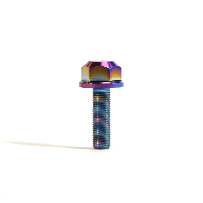 ION BMX Titanium GR5 Hex Axle Bolt (Each) Black 3/8x24tpi