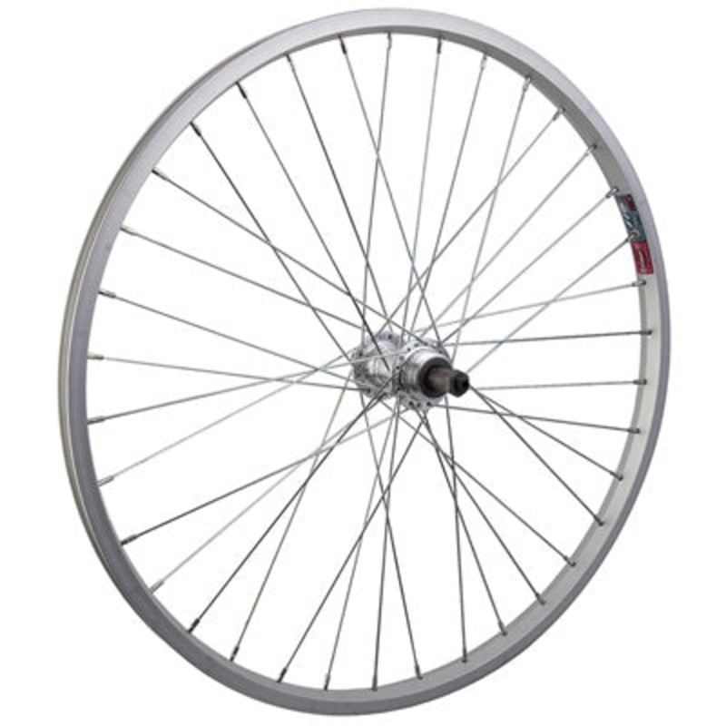Rr Whl,24X1.75,Sil,Aly,36H Qr,Sw,Sil,135Mm,Fw,5-7S 24” Kids Mtb Wheels  Wheels  24” 24” N/A
