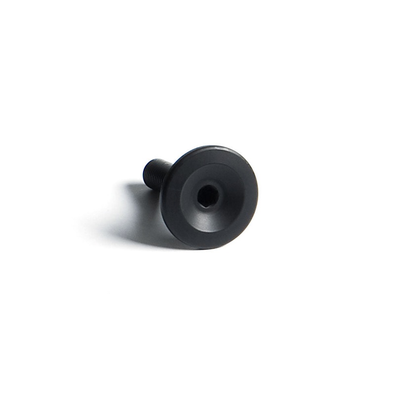 S&M M10 X 1.25 Fork Cap/Compression Bolt Black