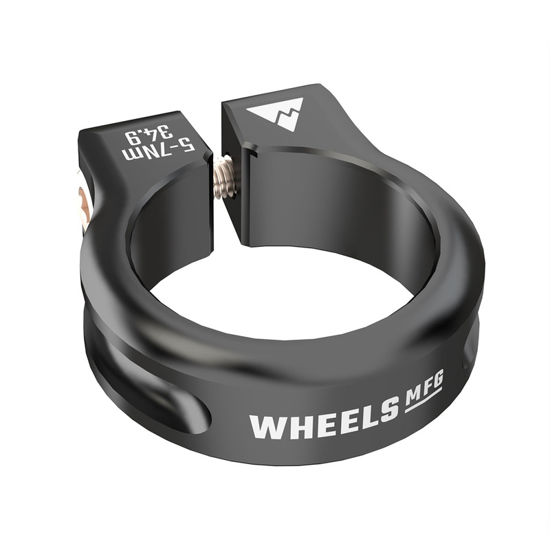 Wheels Manufacturing Seatpost Clamp – 34.9mm Bolt-On Black