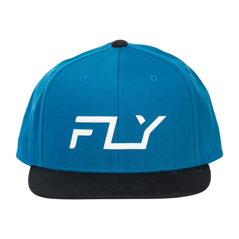 Fly Racing Flow Snapback Hat-Blue