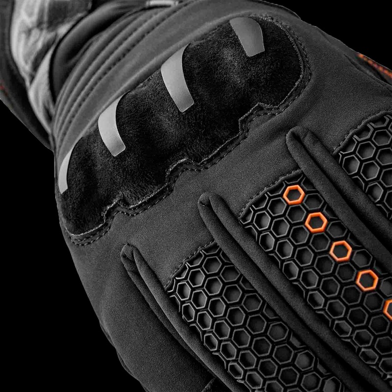 RST Artic D3o Waterproof Glove Black Textile Lg Black Large