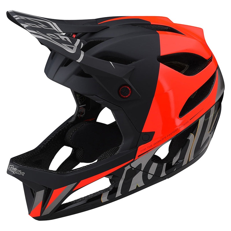 Troy Lee Designs Stage MIPS Nova BMX Race Helmet-Glo Red Medium/Large