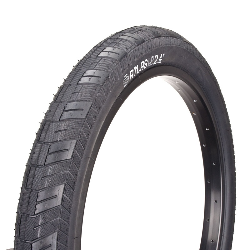 20″ ATLAS TIRES Black w/ Black Wall 20×2.30″ LP 55-65 PSI