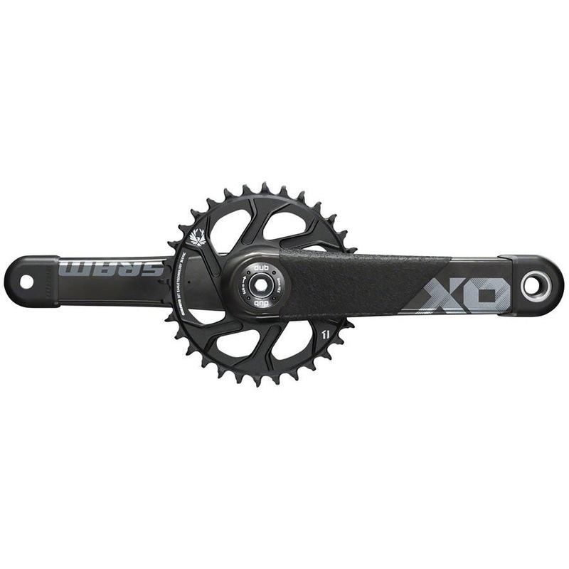 X01 DH Crankset X01 All Downhill Crankset – 165mm, 10/11-Speed, 34t, Direct Mount, DUB Spindle Interface, For 83mm BSA and 104.5/107 PressFit, Black