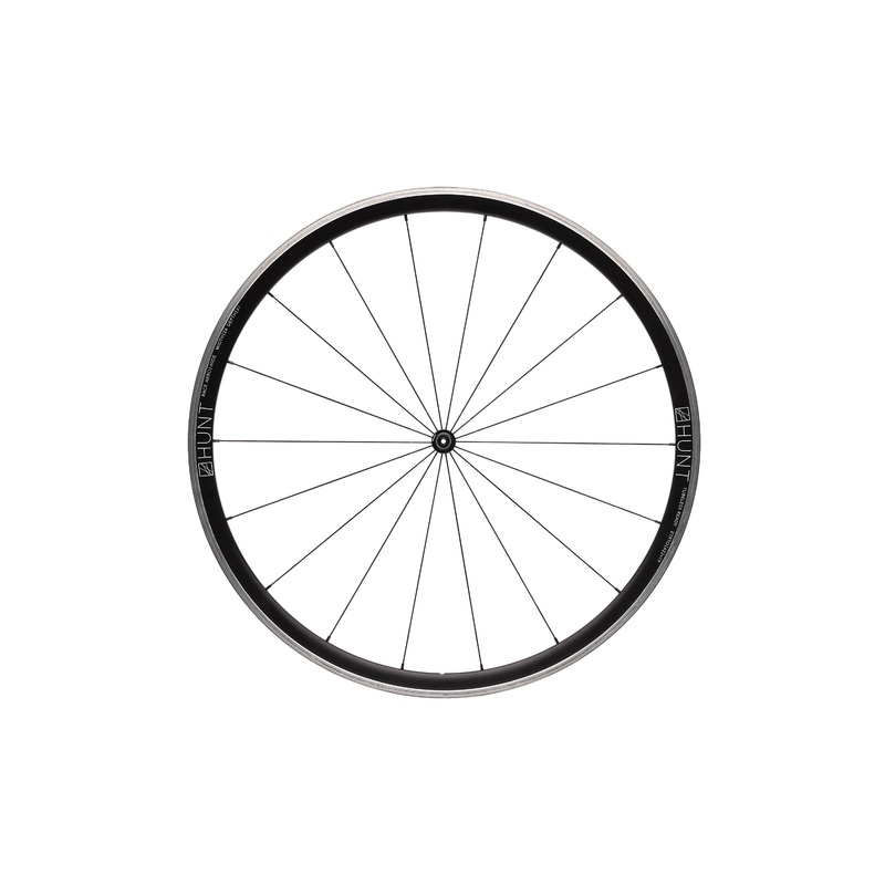 Hunt Race Aero Wide Aluminum Tubeless 700c Front Wheel