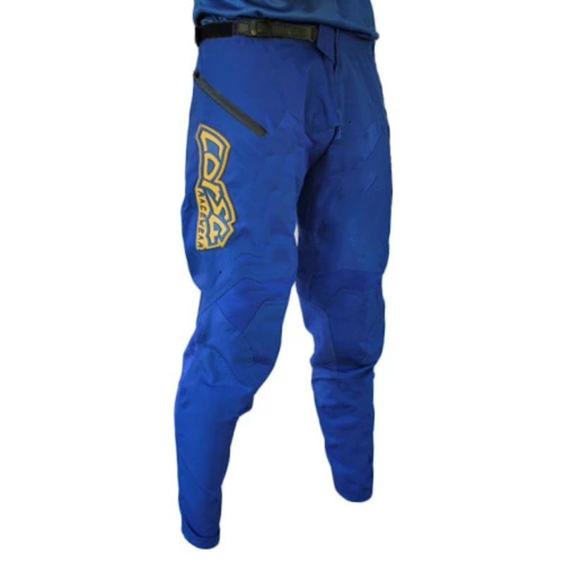 Corsa Unleashed BMX Race Pants-Navy/Gold Adult 28