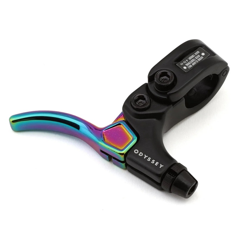 Odyssey Monolever Small BMX Canti/U-/Sidepull Brake Lever – Right Side – Oil Slick
