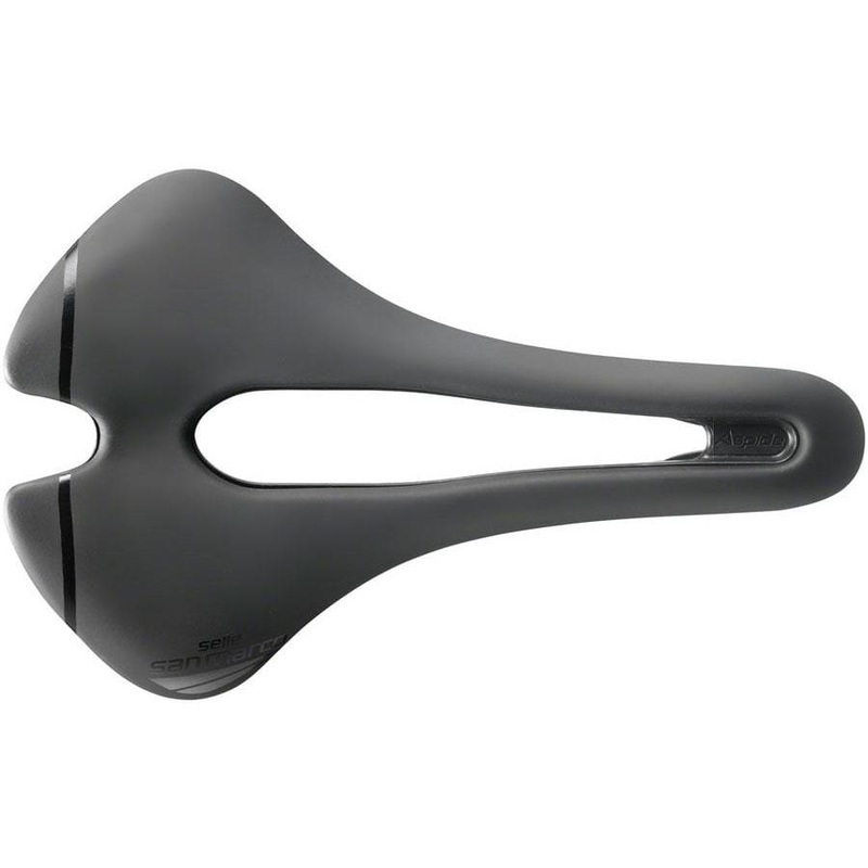 Aspide Short Open-Fit Saddle – Steel Black Mens Wide Black