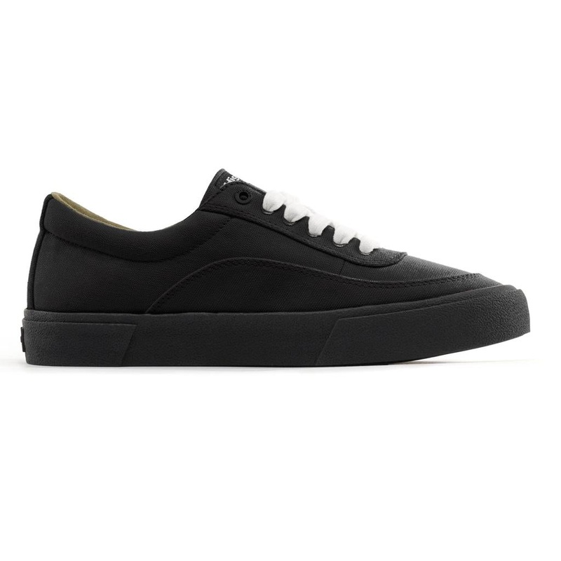 Higher Crypt Canvas Lace Up Shoes (Black/Black) US 8