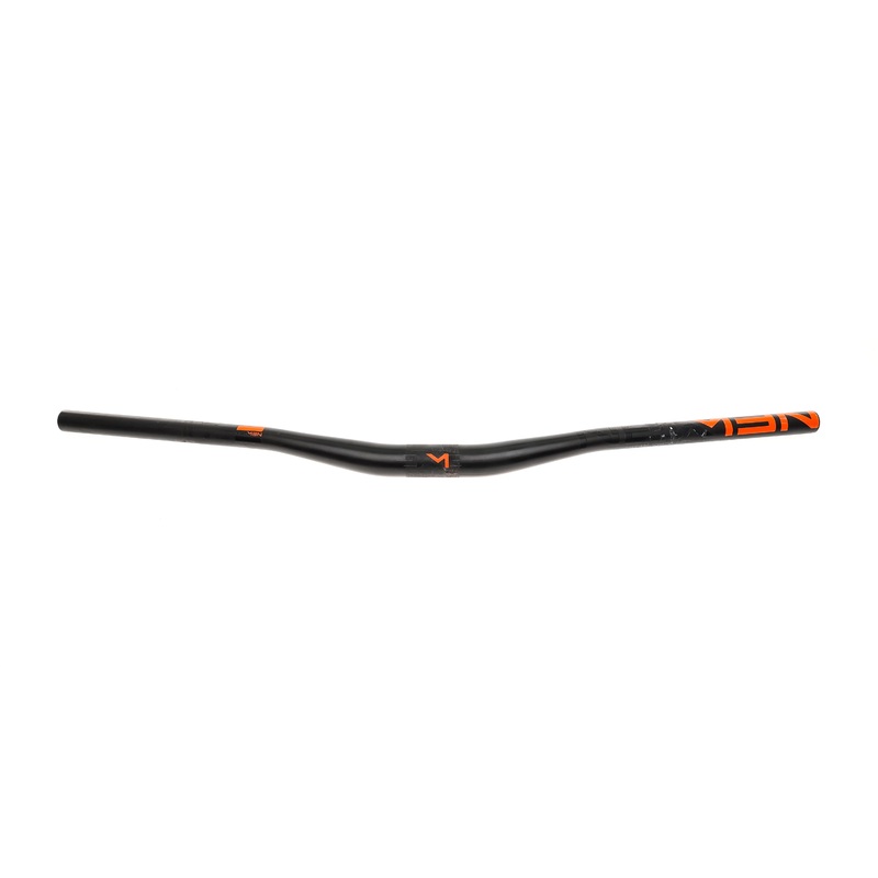 Newmen Advanced Handlebar 31.8mm x 750mm 20mm Rise Carbon Black/Orange