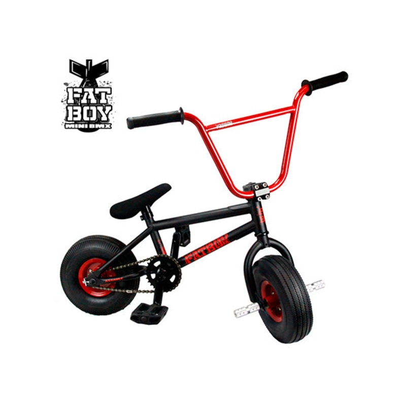 Fat Boy Mini BMX Bike The Assault Pro-Black/Red-OG