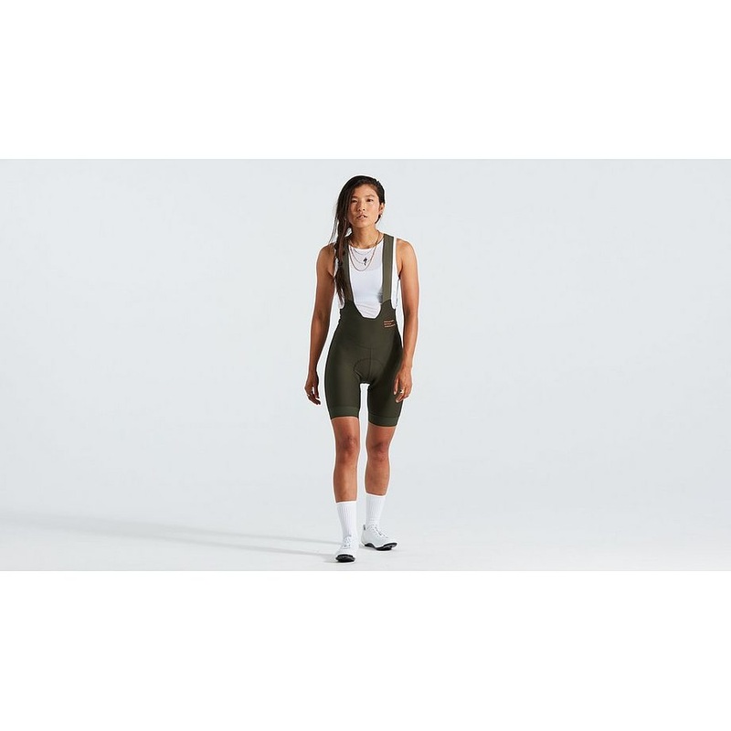 Specialized prime bib short wmn dark moss green m