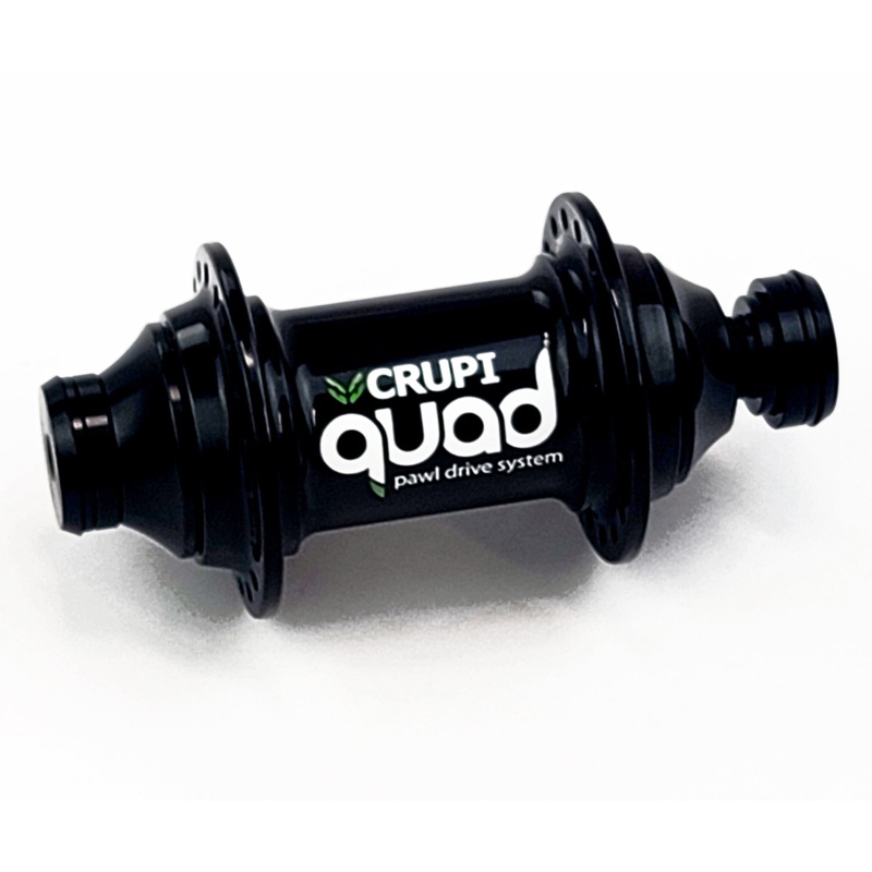 Crupi Quad 20mm Front Hubs 36H 20mm Front Black