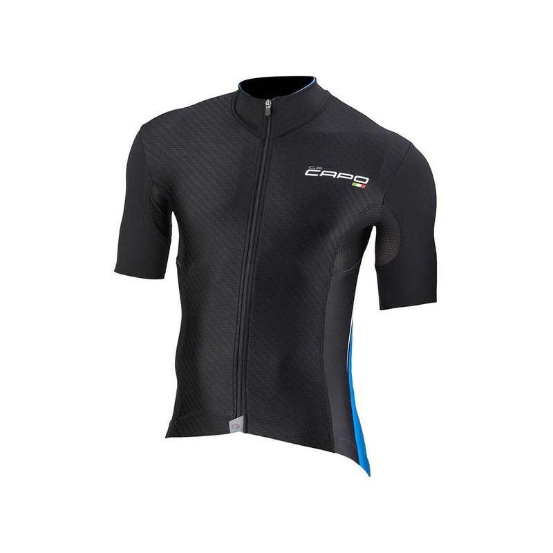 Capo Volta Short Sleeve Jersey Black / Green S