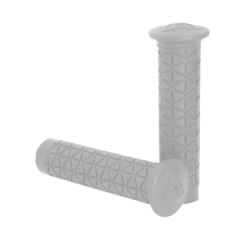 AME BMX Freestyle/MTB/PW Tri Grips – Flangeless – Gray – USA Made