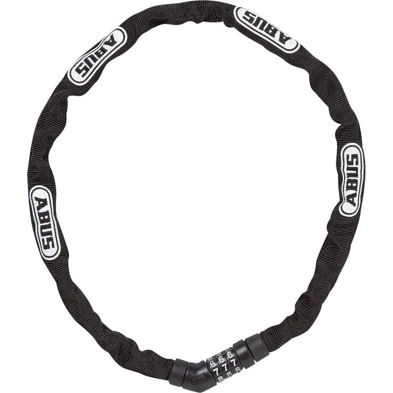 ABUS Steel-O-Chain 4804C Combination Lock: 75/4mm, Black