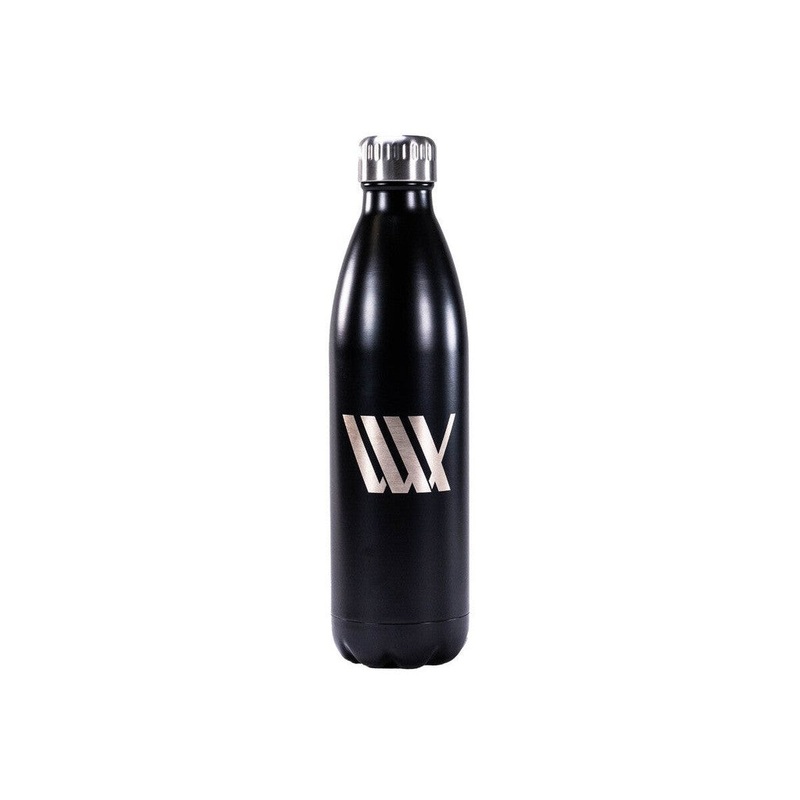 LUXBMX Stainless Steel Water Bottle Black