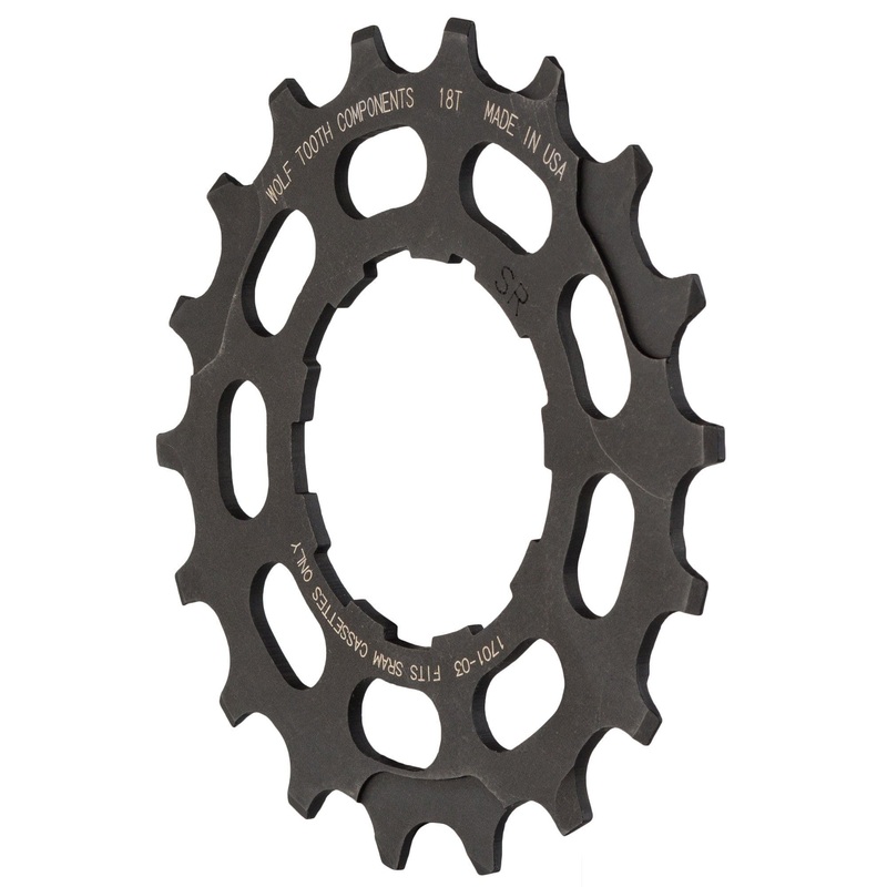 18 Tooth Replacement Cog for SRAM and SunRace 11-speed Black 18T