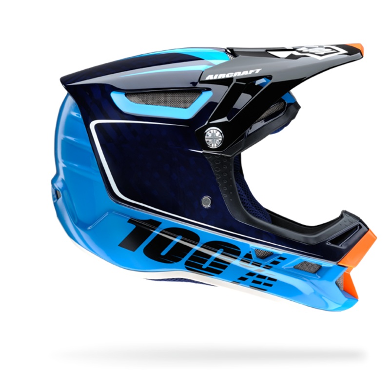 100% Aircraft Downhill Helmet-Bi-Turbo Blue X-Small