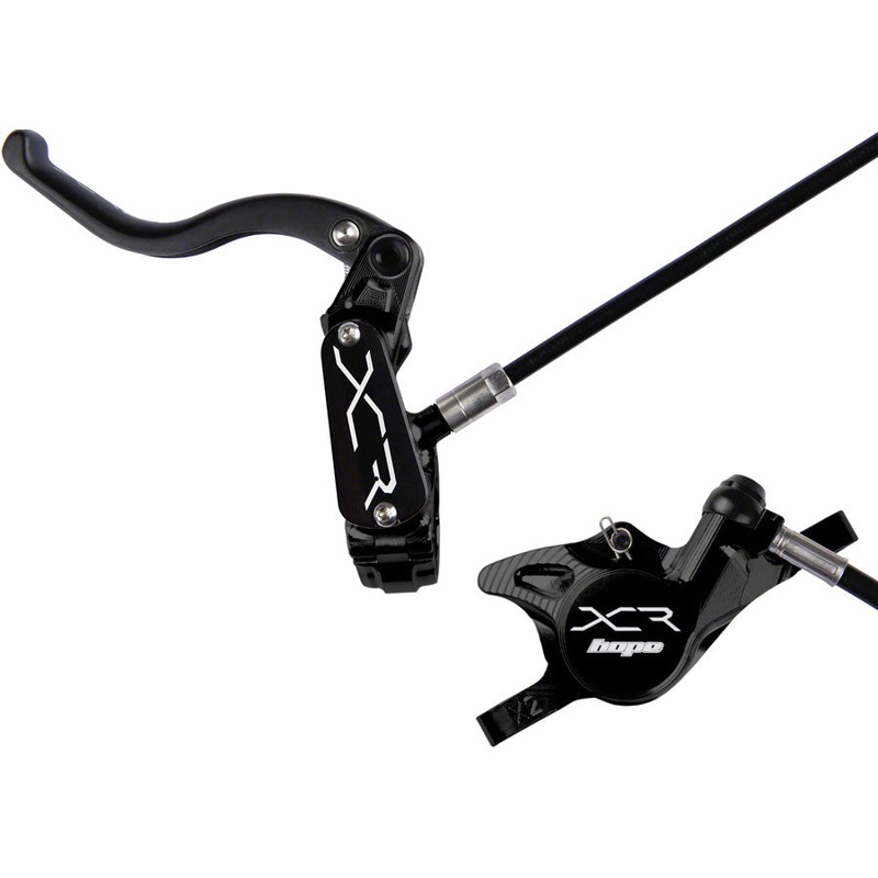 Hope XCR Pro X2 Disc Brake and Lever Set – Front Hydraulic Post Mount Black