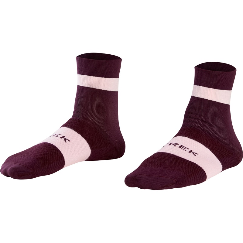 Sock Trek Race Quarter X-Large (45-47+) Mulberry