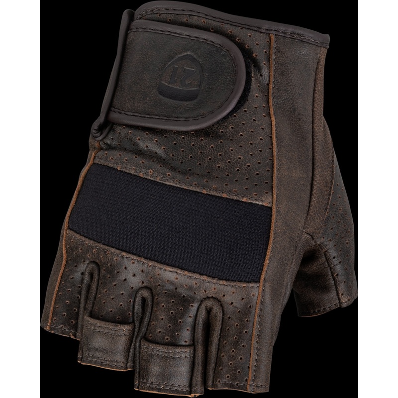 HIGHWAY 21 Half Jab Gloves Brown 4x
