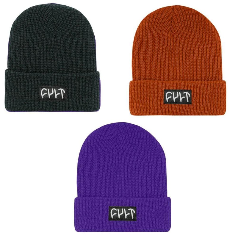 Cult Witness Ribbed Beanie Black