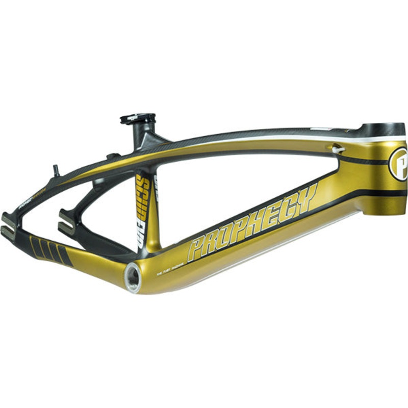 Prophecy Scud Evo Carbon BMX Race Frame-Gold Junior