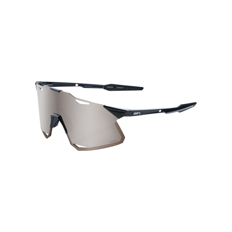 100% Hypercraft Sunglasses – Matte Black Soft Gold Mirror Lens