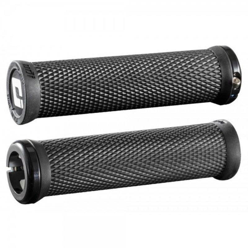 ODI Elite MotiOn Flangeless Lock-on Grips Black – Lock Black