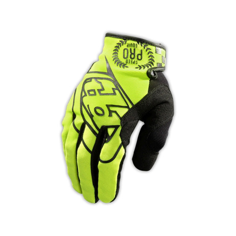 Troy Lee SE BMX Race Gloves-Yellow Adult Small