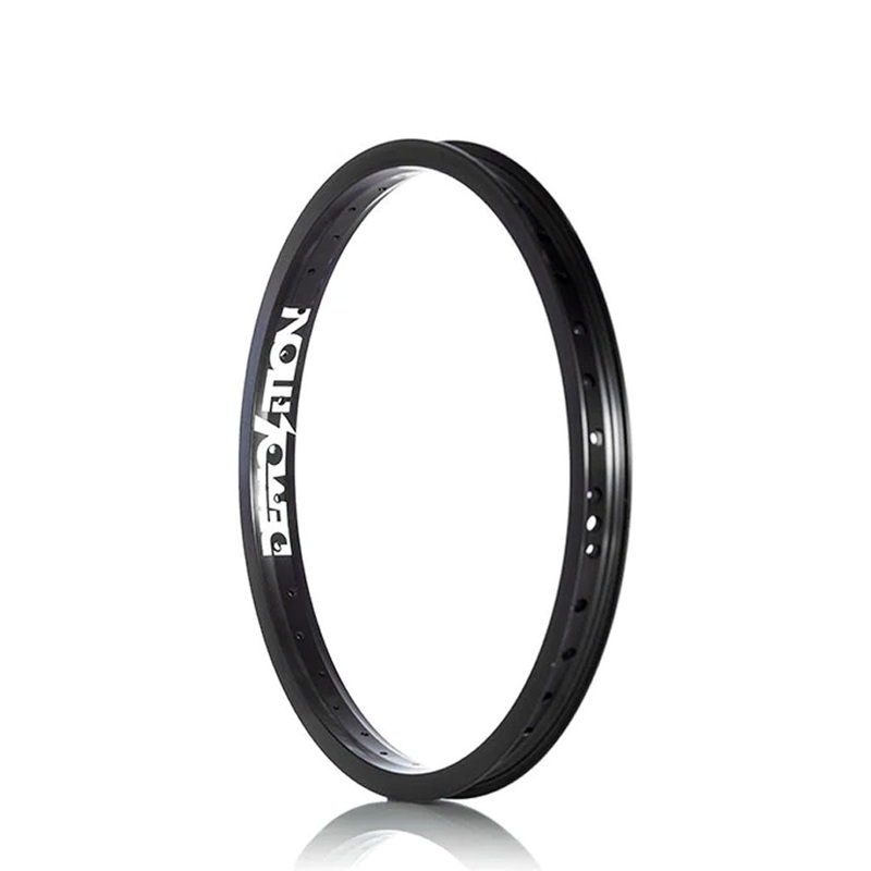 Demolition Zero Rim Black 36 Hole Braking