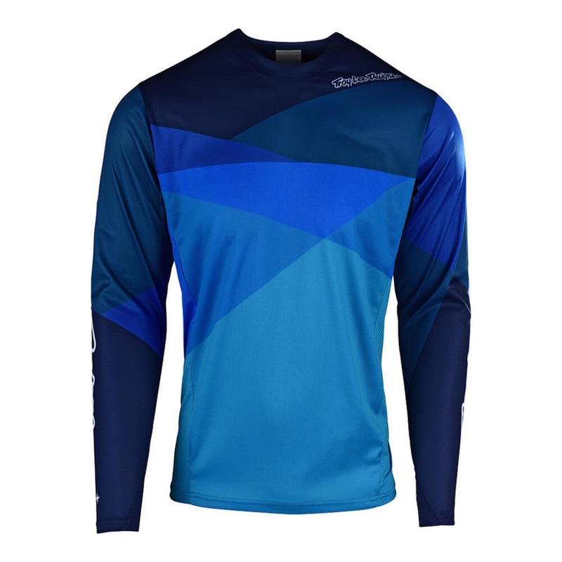 Troy Lee Designs 2019 Sprint Jet BMX Race Jersey-Ocean/Blue Small