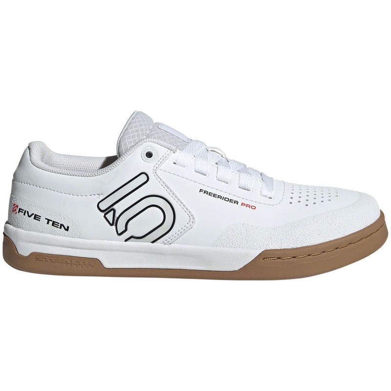 Five Ten Freerider Pro Flat Shoes – Men’s FTWR White/Core Black/Red 11
