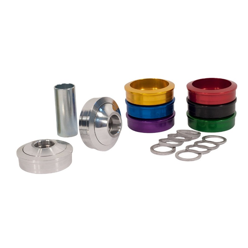 Profile 19mm Hop-Up American Bottom Bracket Set – Green Anodized – USA Made