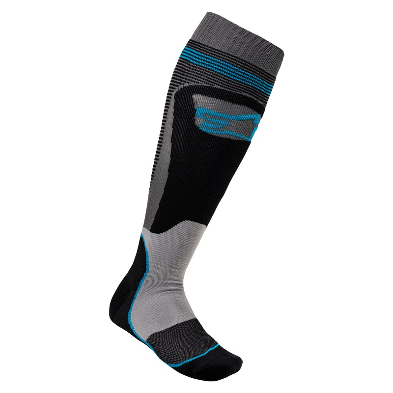 ALPINESTARS Mx Plus-1 Socks Cyan/Black Large