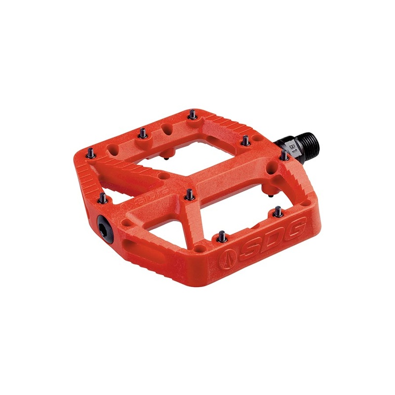 SDG Comp Pedals – Platform Composite  9/16″  Red