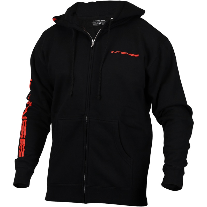 Men’s INTENSE Black Zip-up Hoodie SM