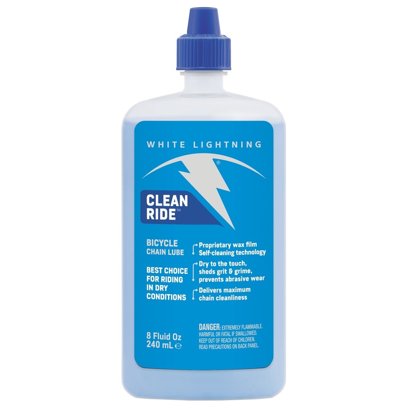 White Lightning Clean Ride Bike Chain Wax Lube – 8oz Drip