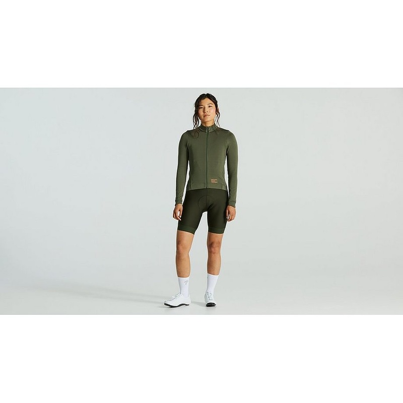 Specialized prime powergrid jersey ls wmn oak green l
