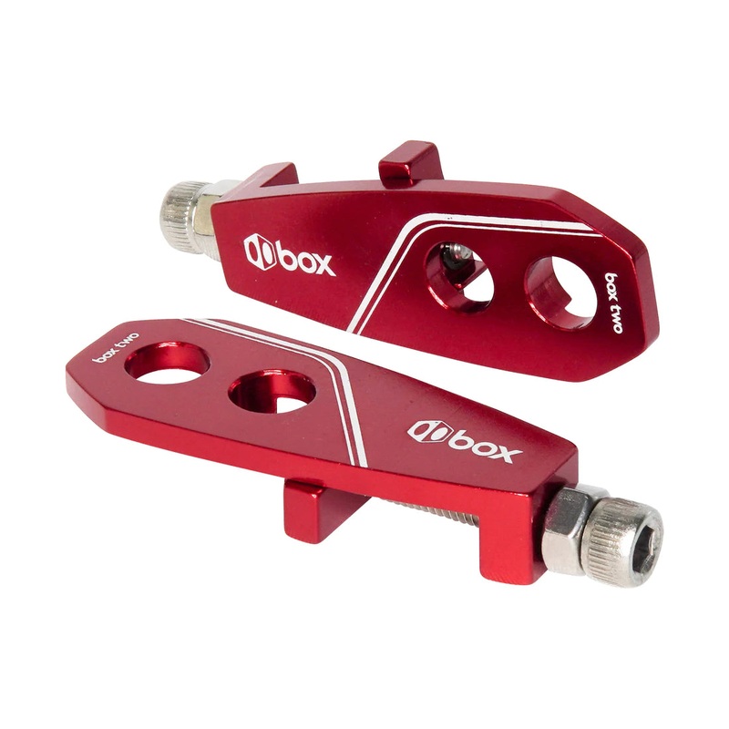 Box Two 3/8″ BMX Chain Tensioners – Pair – Red
