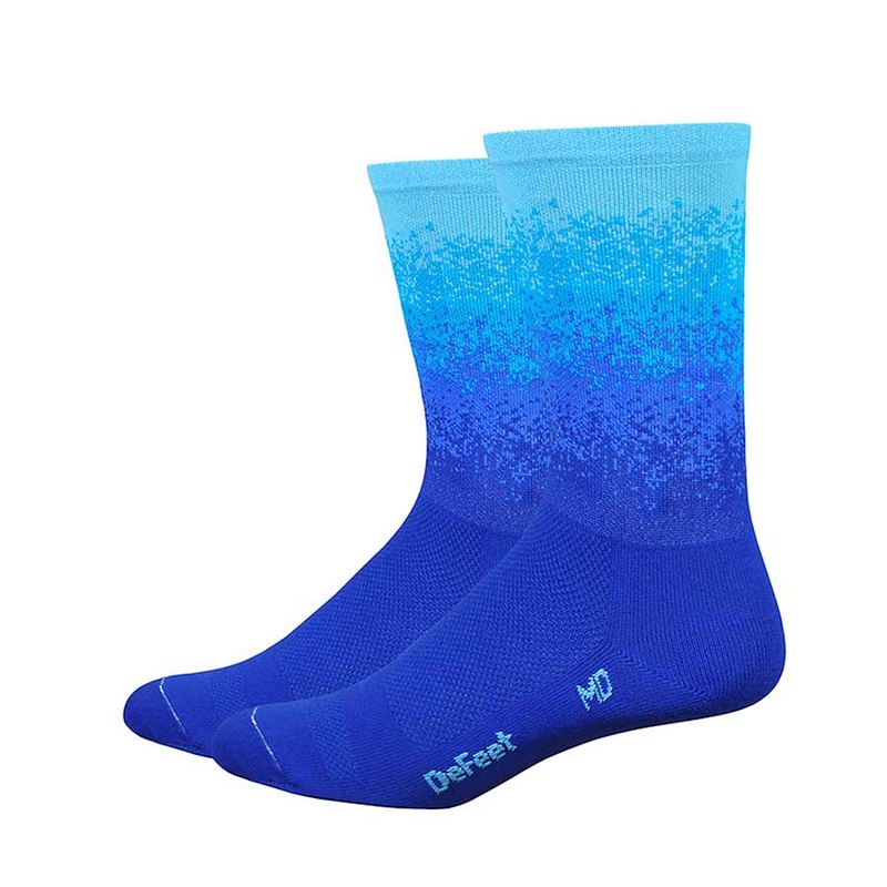 DeFeet Aireator 6″ Ombre Socks 7-9 Blue