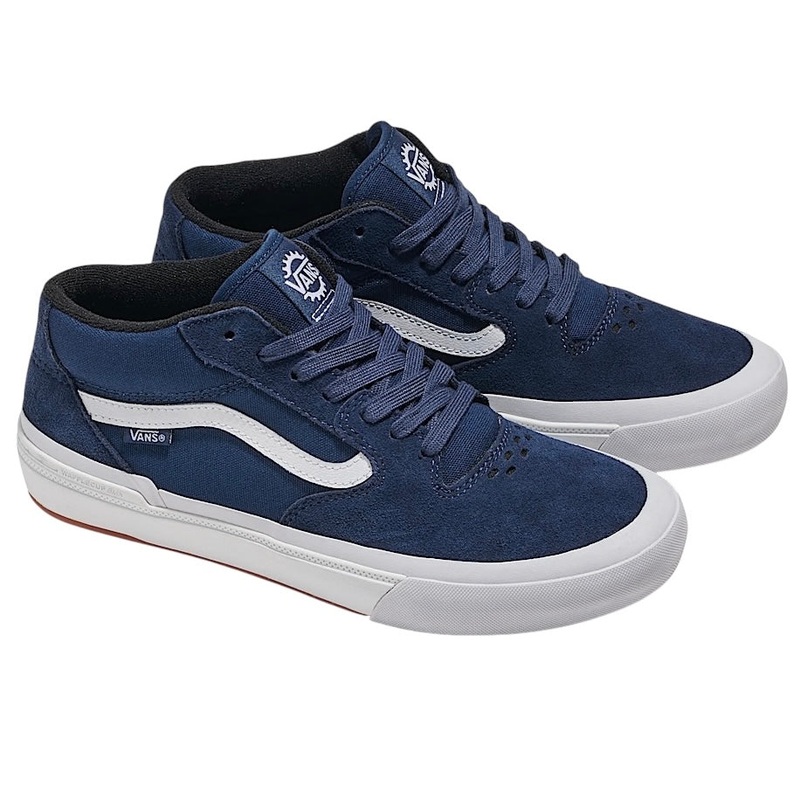 Vans BMX Style 114 Shoes (Navy / White) Size 7