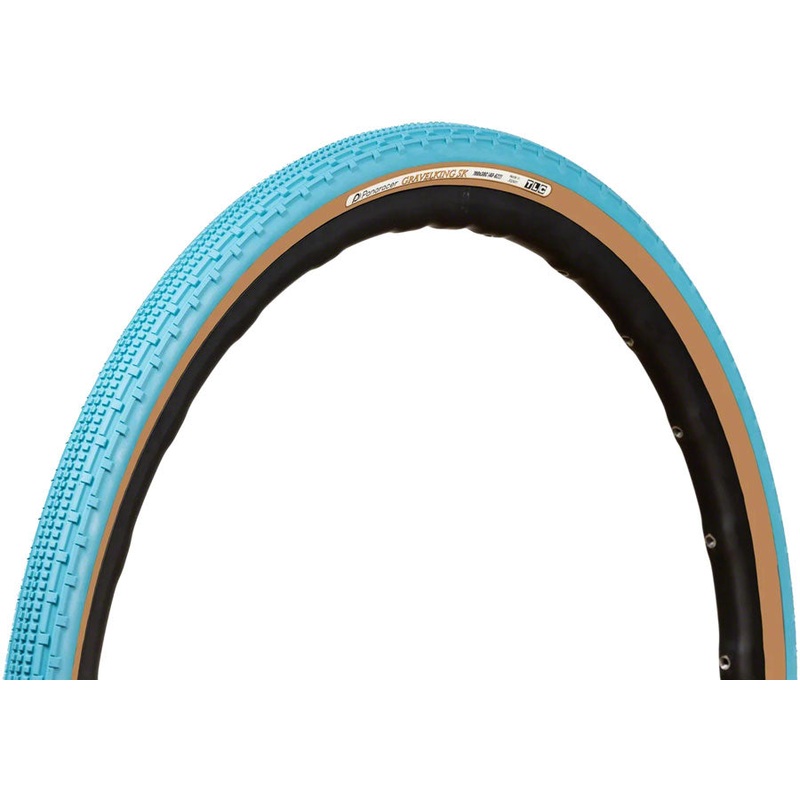 GravelKing SK Tire – 700 x 32 Tubeless Folding Turquoise/Brown 700 x 32c